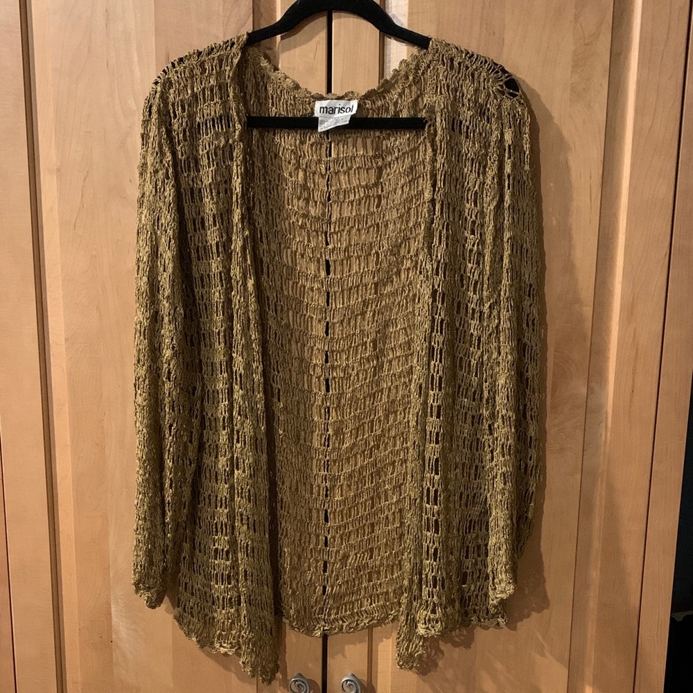 Loose knit cardigan